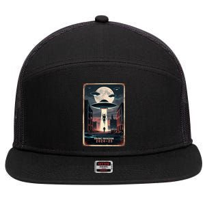 Drones New Jersey Ufo Uap Alien Invasion Project Bluebeam 7 Panel Mesh Trucker Snapback Hat