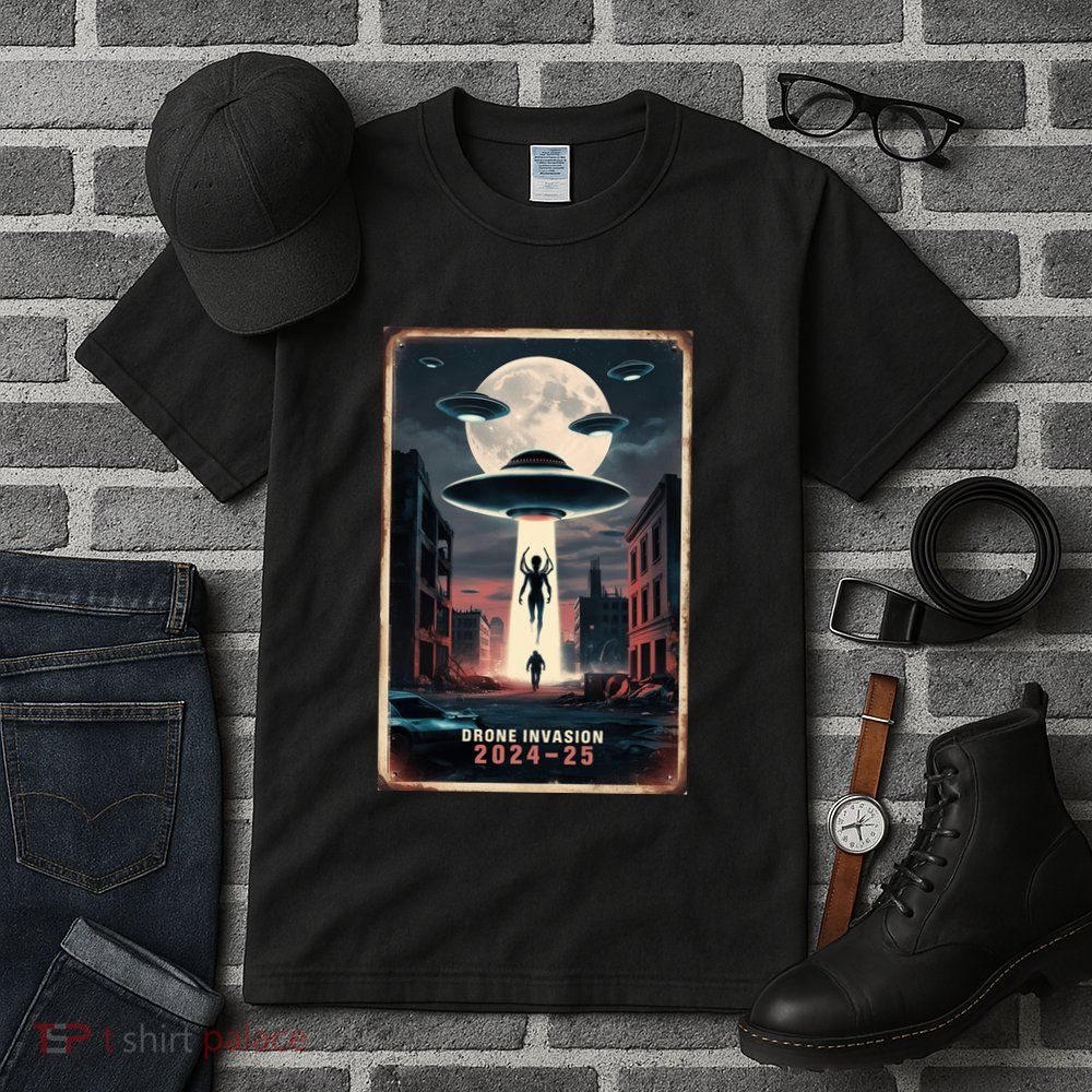 Drones New Jersey Ufo Uap Alien Invasion Project Bluebeam Tall T-Shirt