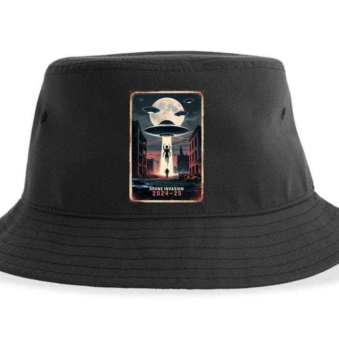 Drones New Jersey Ufo Uap Alien Invasion Project Bluebeam Sustainable Bucket Hat