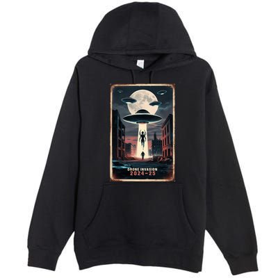 Drones New Jersey Ufo Uap Alien Invasion Project Bluebeam Premium Pullover Hoodie