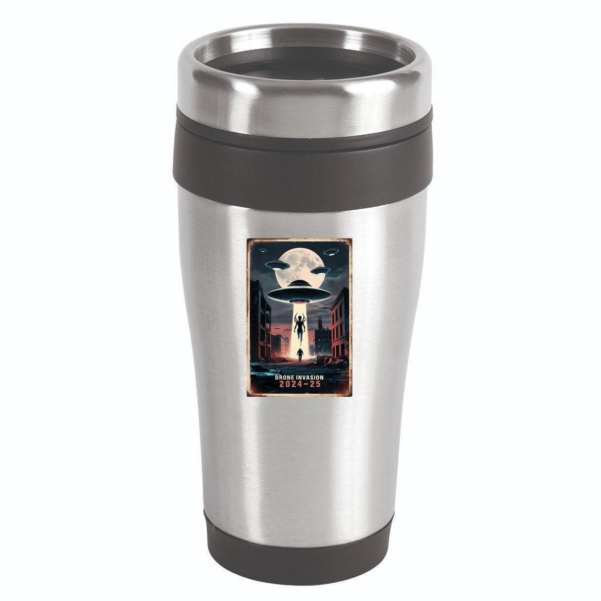 Drones New Jersey Ufo Uap Alien Invasion Project Bluebeam 16oz Travel Tumbler