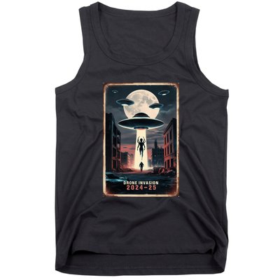 Drones New Jersey Ufo Uap Alien Invasion Project Bluebeam Tank Top