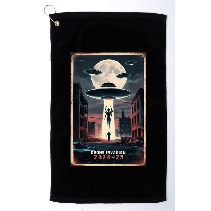 Drones New Jersey Ufo Uap Alien Invasion Project Bluebeam Golf Towel