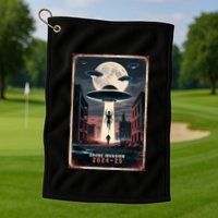 Drones New Jersey Ufo Uap Alien Invasion Project Bluebeam Golf Towel