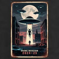 Drones New Jersey Ufo Uap Alien Invasion Project Bluebeam Golf Towel