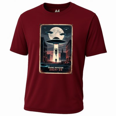 Drones New Jersey Ufo Uap Alien Invasion Project Bluebeam Performance Shirt