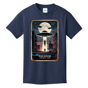 Drones New Jersey Ufo Uap Alien Invasion Project Bluebeam Kids T-Shirt