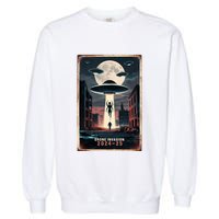 Drones New Jersey Ufo Uap Alien Invasion Project Bluebeam Garment-Dyed Sweatshirt