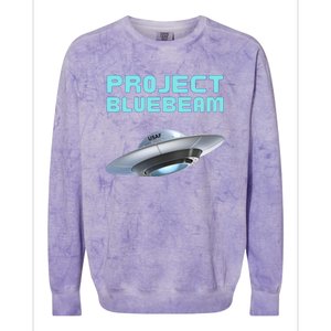 Drones New Jersey Ufo Uap Alien Invasion Project Bluebeam Colorblast Crewneck Sweatshirt