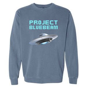 Drones New Jersey Ufo Uap Alien Invasion Project Bluebeam Garment-Dyed Sweatshirt