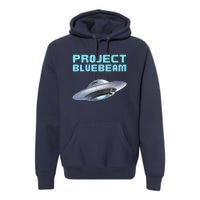 Drones New Jersey Ufo Uap Alien Invasion Project Bluebeam Premium Hoodie