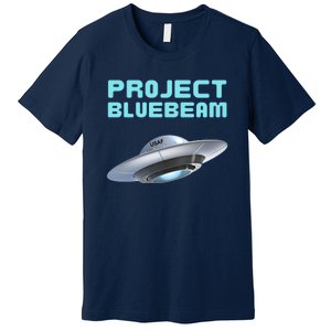 Drones New Jersey Ufo Uap Alien Invasion Project Bluebeam Premium T-Shirt