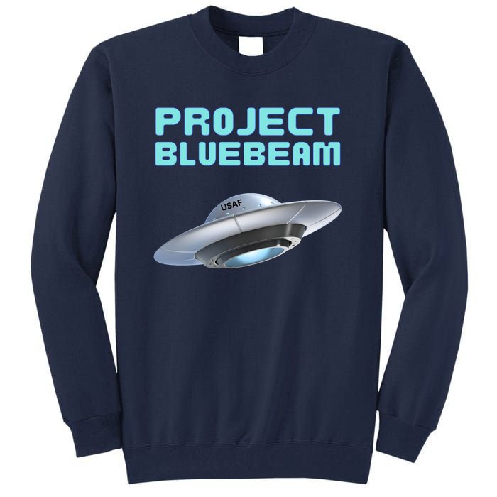 Drones New Jersey Ufo Uap Alien Invasion Project Bluebeam Tall Sweatshirt