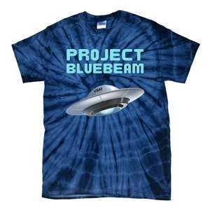 Drones New Jersey Ufo Uap Alien Invasion Project Bluebeam Tie-Dye T-Shirt