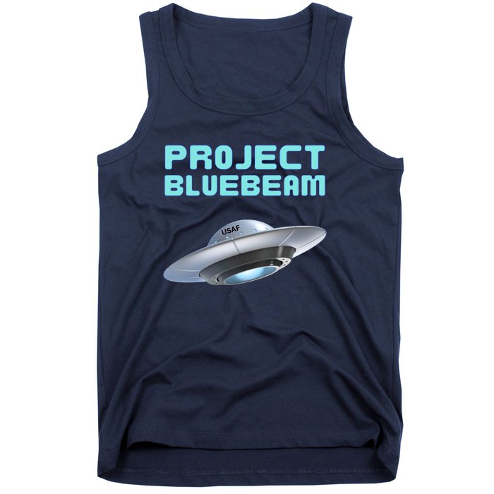 Drones New Jersey Ufo Uap Alien Invasion Project Bluebeam Tank Top