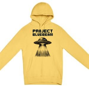 Drones New Jersey Ufo Uap Alien Invasion Project Bluebeam Premium Pullover Hoodie