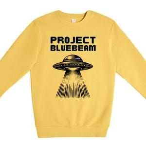 Drones New Jersey Ufo Uap Alien Invasion Project Bluebeam Premium Crewneck Sweatshirt