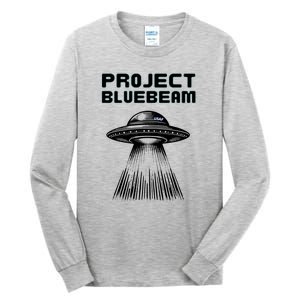 Drones New Jersey Ufo Uap Alien Invasion Project Bluebeam Tall Long Sleeve T-Shirt