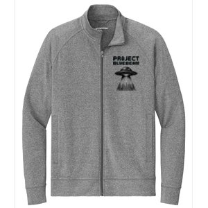 Drones New Jersey Ufo Uap Alien Invasion Project Bluebeam Stretch Full-Zip Cadet Jacket