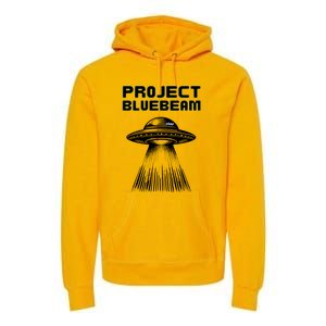 Drones New Jersey Ufo Uap Alien Invasion Project Bluebeam Premium Hoodie