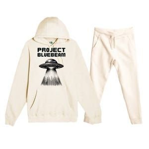 Drones New Jersey Ufo Uap Alien Invasion Project Bluebeam Premium Hooded Sweatsuit Set