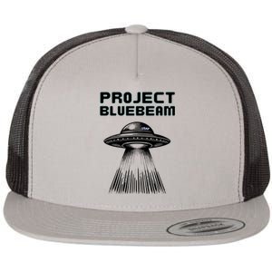 Drones New Jersey Ufo Uap Alien Invasion Project Bluebeam Flat Bill Trucker Hat