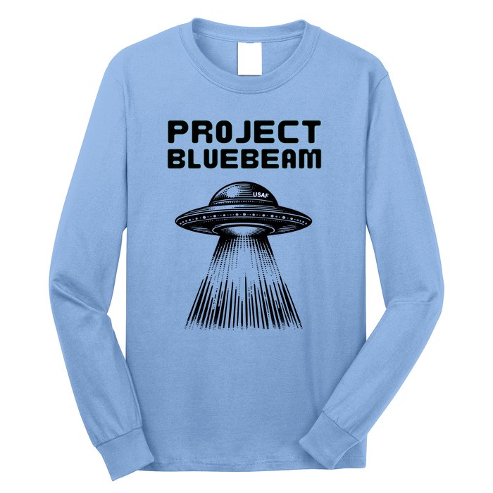 Drones New Jersey Ufo Uap Alien Invasion Project Bluebeam Long Sleeve Shirt