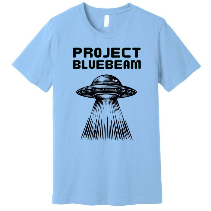 Drones New Jersey Ufo Uap Alien Invasion Project Bluebeam Premium T-Shirt