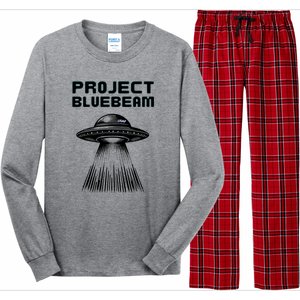 Drones New Jersey Ufo Uap Alien Invasion Project Bluebeam Long Sleeve Pajama Set