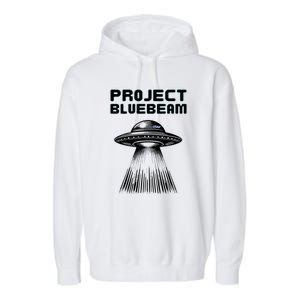 Drones New Jersey Ufo Uap Alien Invasion Project Bluebeam Garment-Dyed Fleece Hoodie