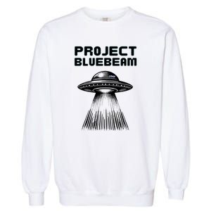 Drones New Jersey Ufo Uap Alien Invasion Project Bluebeam Garment-Dyed Sweatshirt