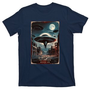 Drones New Jersey Ufo Uap Alien Invasion Project Bluebeam T-Shirt