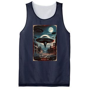 Drones New Jersey Ufo Uap Alien Invasion Project Bluebeam Mesh Reversible Basketball Jersey Tank