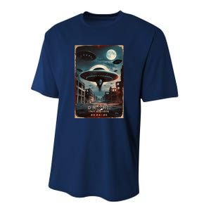 Drones New Jersey Ufo Uap Alien Invasion Project Bluebeam Performance Sprint T-Shirt