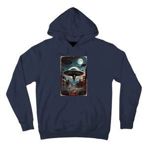 Drones New Jersey Ufo Uap Alien Invasion Project Bluebeam Tall Hoodie