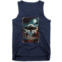 Drones New Jersey Ufo Uap Alien Invasion Project Bluebeam Tank Top