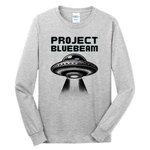 Drones New Jersey Ufo Uap Alien Invasion Project Bluebeam Tall Long Sleeve T-Shirt