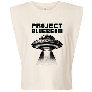 Drones New Jersey Ufo Uap Alien Invasion Project Bluebeam Garment-Dyed Women's Muscle Tee