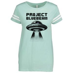 Drones New Jersey Ufo Uap Alien Invasion Project Bluebeam Enza Ladies Jersey Football T-Shirt