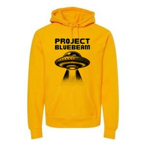 Drones New Jersey Ufo Uap Alien Invasion Project Bluebeam Premium Hoodie