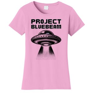 Drones New Jersey Ufo Uap Alien Invasion Project Bluebeam Women's T-Shirt