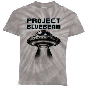 Drones New Jersey Ufo Uap Alien Invasion Project Bluebeam Kids Tie-Dye T-Shirt