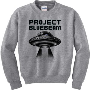 Drones New Jersey Ufo Uap Alien Invasion Project Bluebeam Kids Sweatshirt