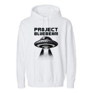 Drones New Jersey Ufo Uap Alien Invasion Project Bluebeam Garment-Dyed Fleece Hoodie