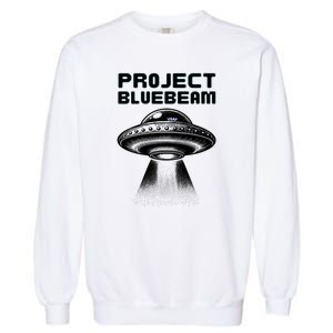 Drones New Jersey Ufo Uap Alien Invasion Project Bluebeam Garment-Dyed Sweatshirt