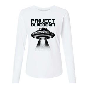 Drones New Jersey Ufo Uap Alien Invasion Project Bluebeam Womens Cotton Relaxed Long Sleeve T-Shirt