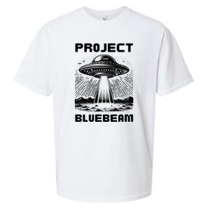 Drones New Jersey Ufo Uap Alien Invasion Project Bluebeam Sueded Cloud Jersey T-Shirt