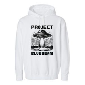 Drones New Jersey Ufo Uap Alien Invasion Project Bluebeam Garment-Dyed Fleece Hoodie