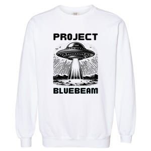 Drones New Jersey Ufo Uap Alien Invasion Project Bluebeam Garment-Dyed Sweatshirt