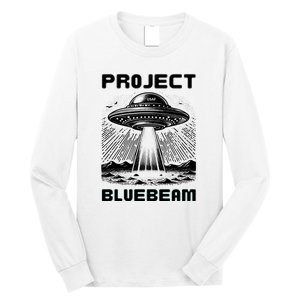 Drones New Jersey Ufo Uap Alien Invasion Project Bluebeam Long Sleeve Shirt